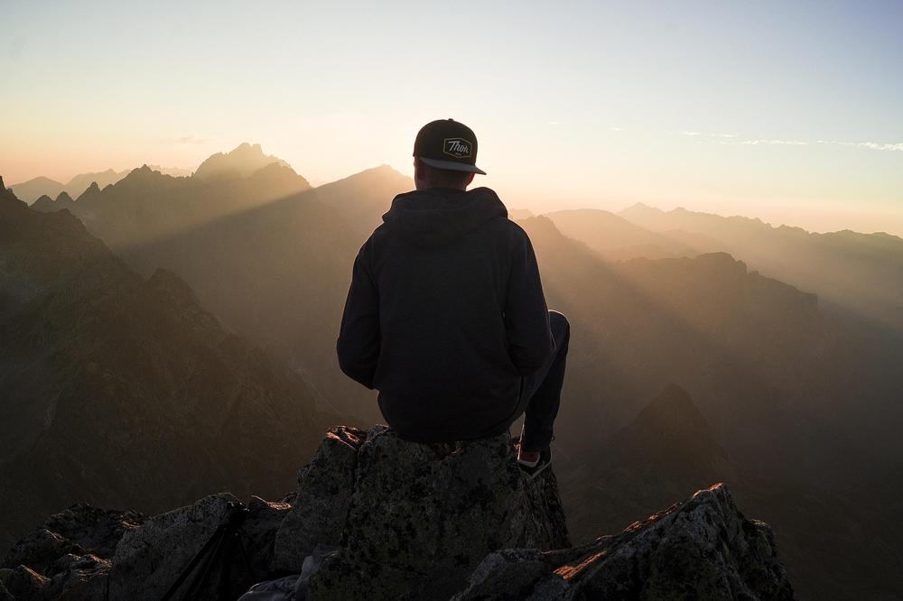 Mountain silhouette