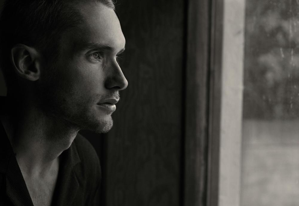 Pensive gaze