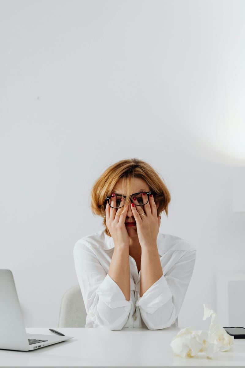 Stressed adult